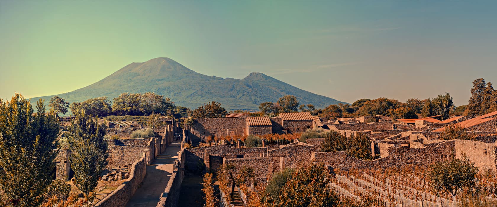 View of Pompeii